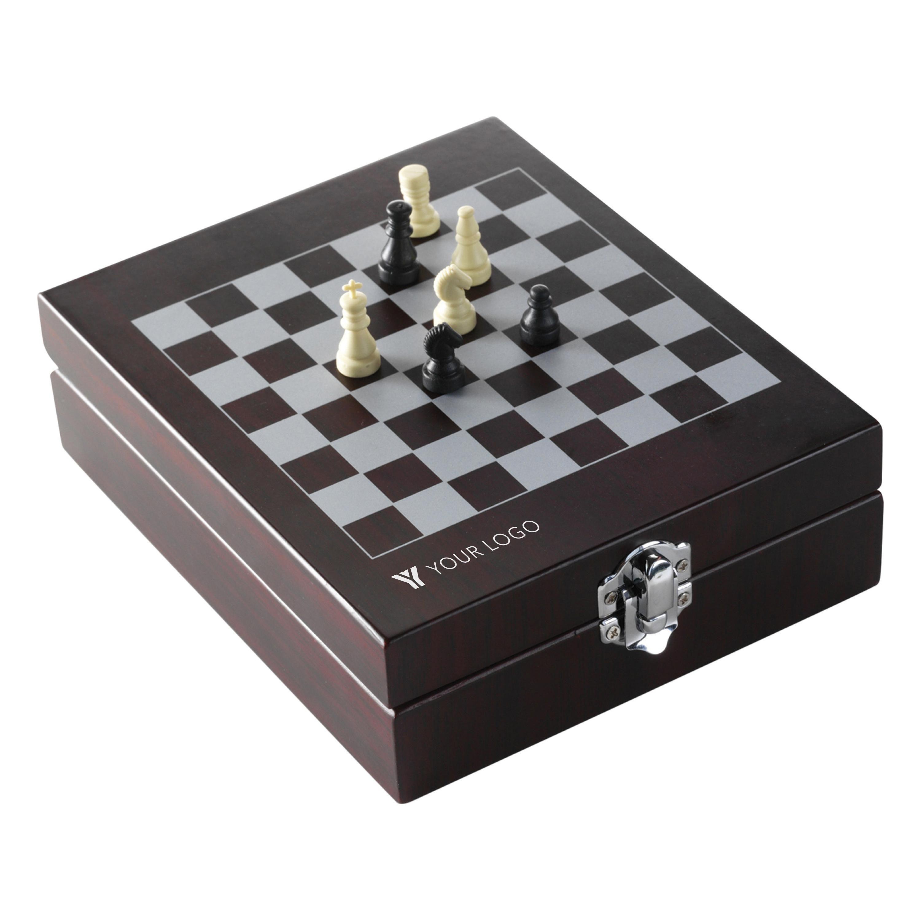 Conjunto de oferta de vinho em madeira Renée