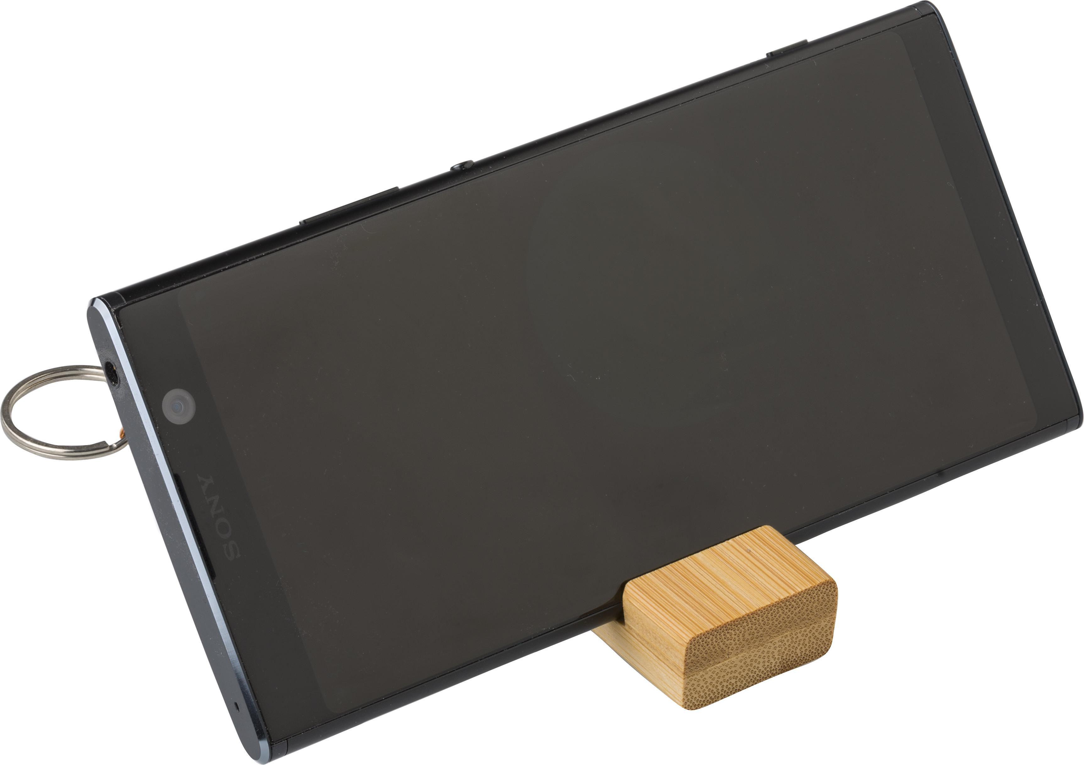 Giving 748770 3 impr 937719 Suporte telemóvel em bambu com porta-chaves. Kian - Image 4