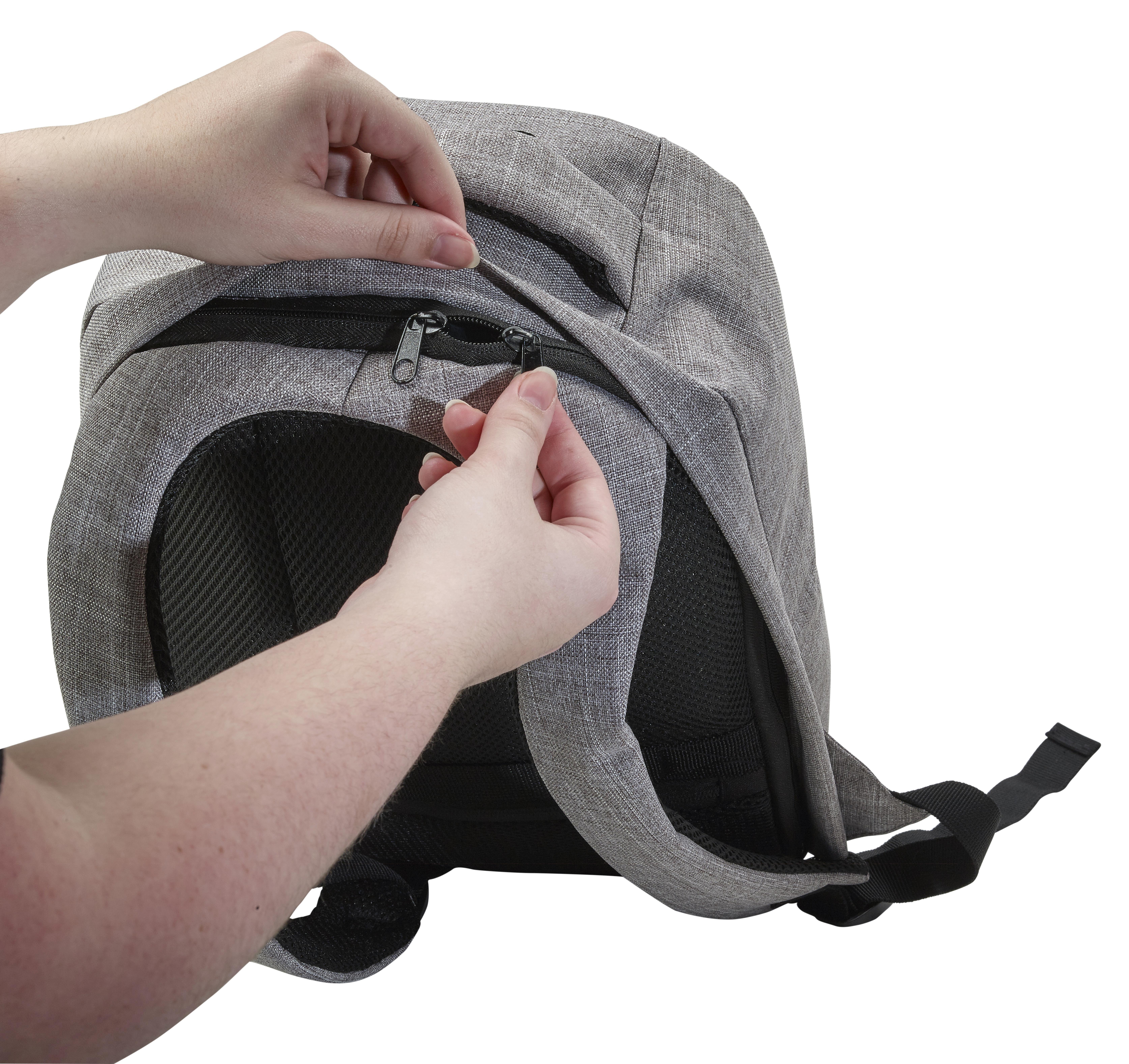 Giving 7879 4 impr 927019 Mochila antirroubo de poliéster (600D) Cruz - Image 5