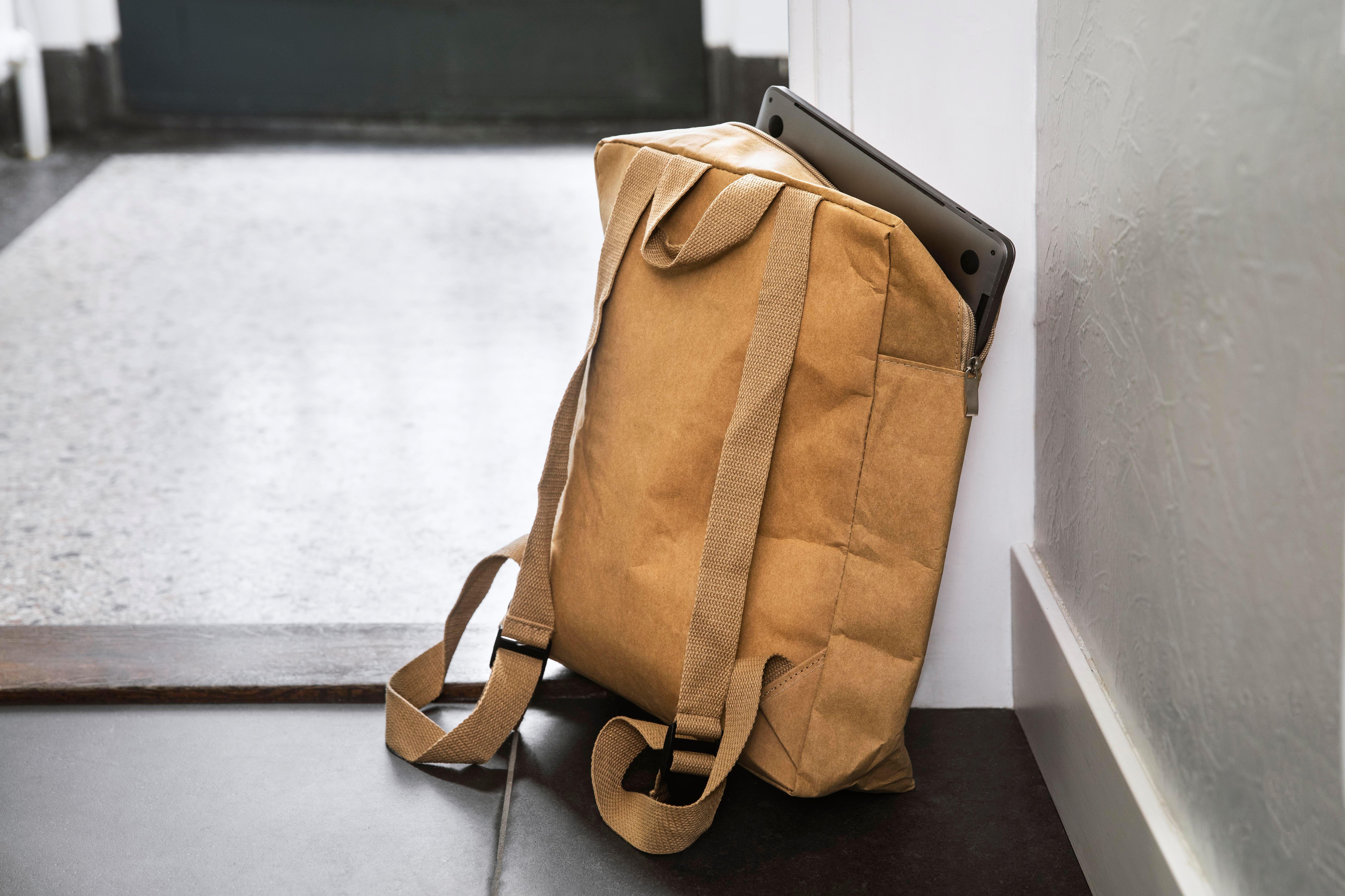 Mochila de papel laminado (310 gr/m²) Samanta