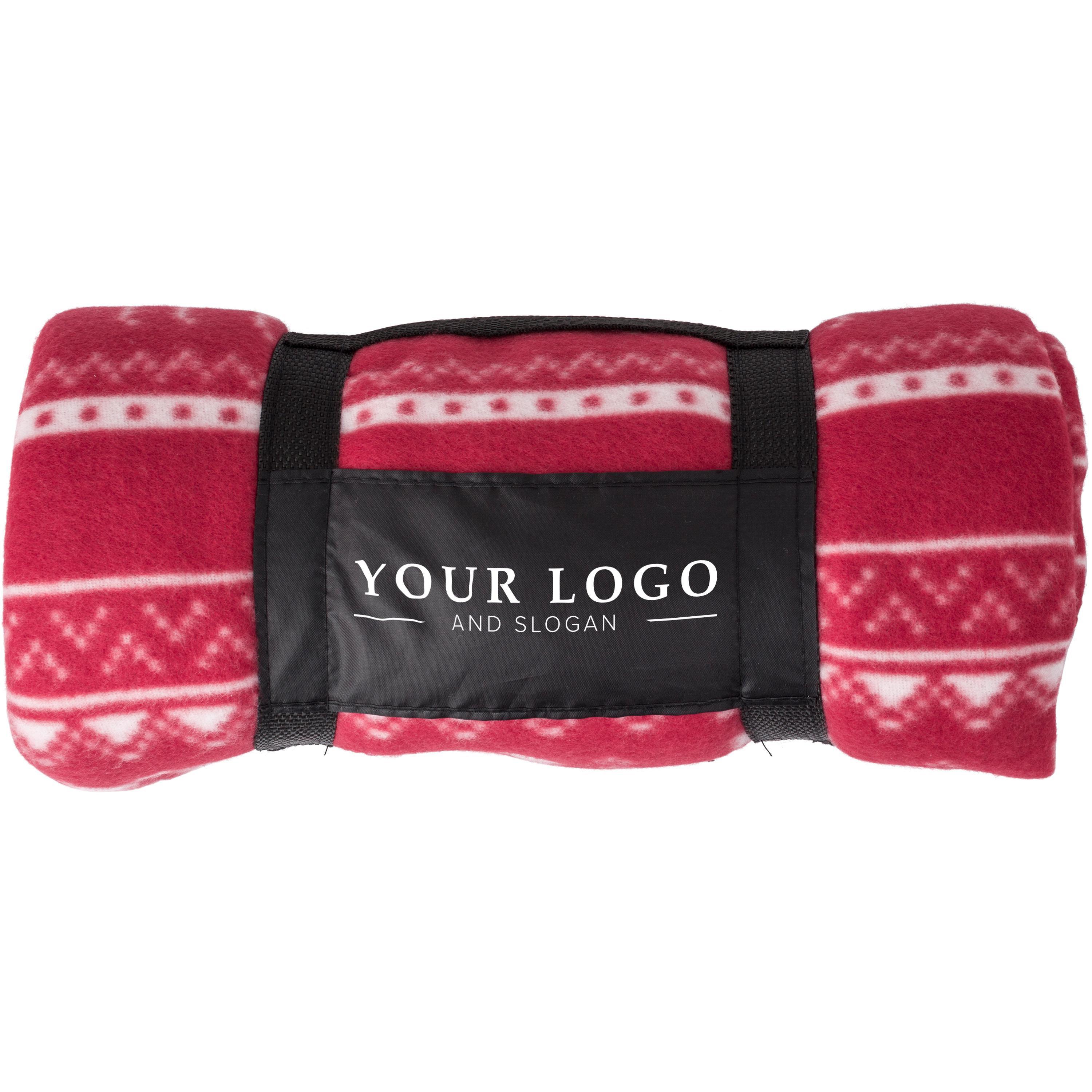 Manta polar com renos  (180gr/m2) Jane