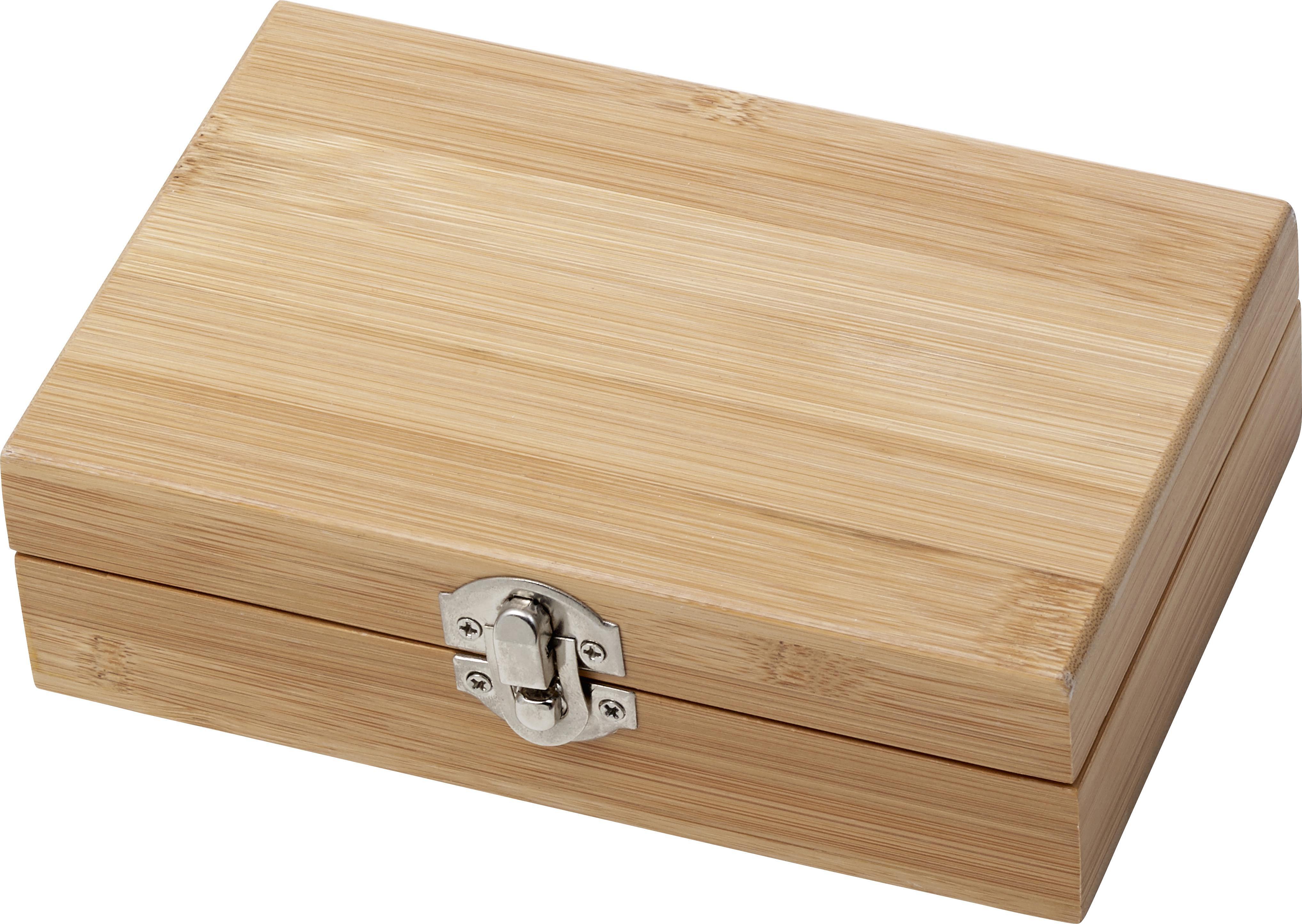 Giving 8721 4 impr 928948 Conjunto para vinho em aço inox e bambu Leonie - Image 5