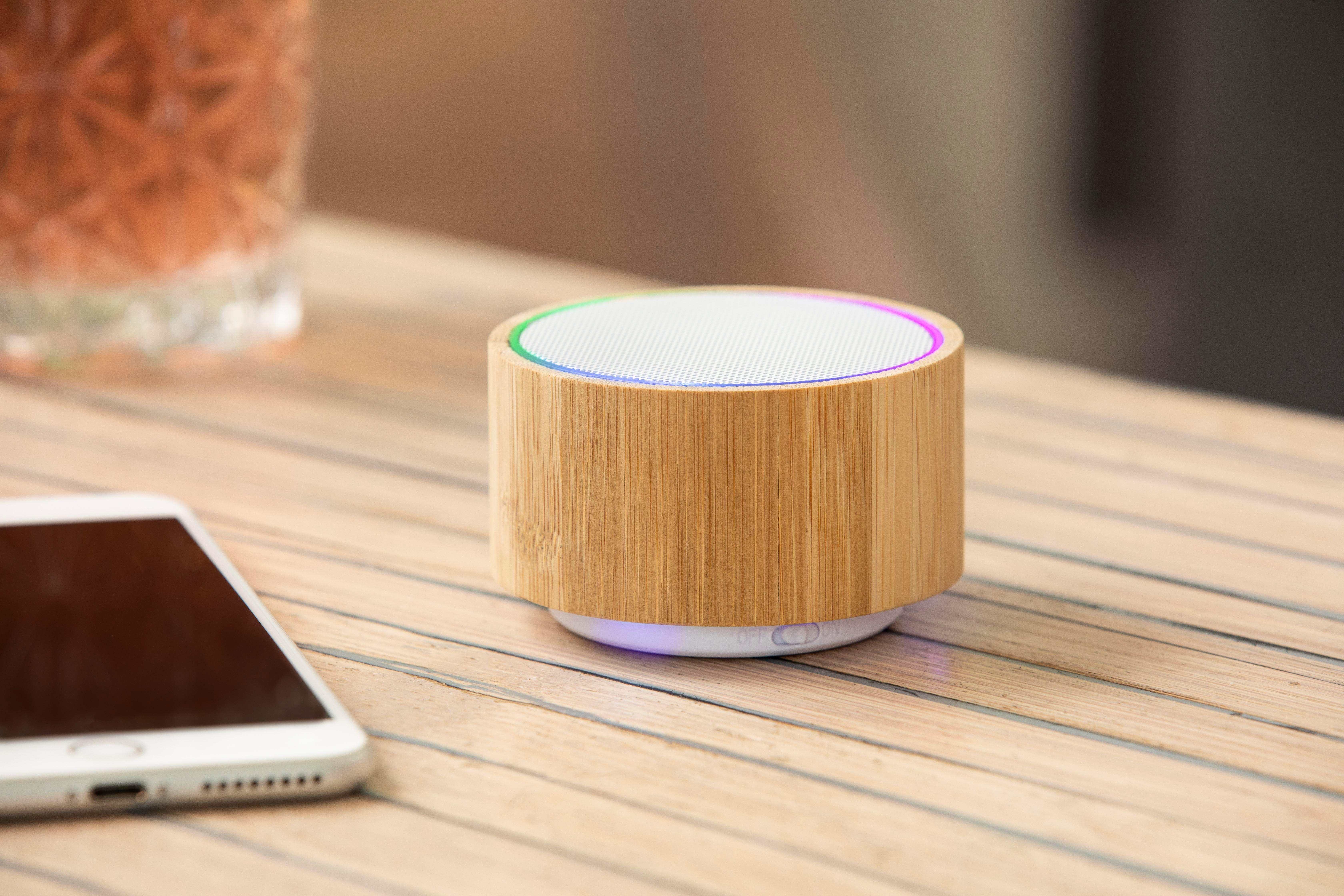 Giving 8918 1 impr 1119576 Alto-falante em bambu Sharon - Image 2