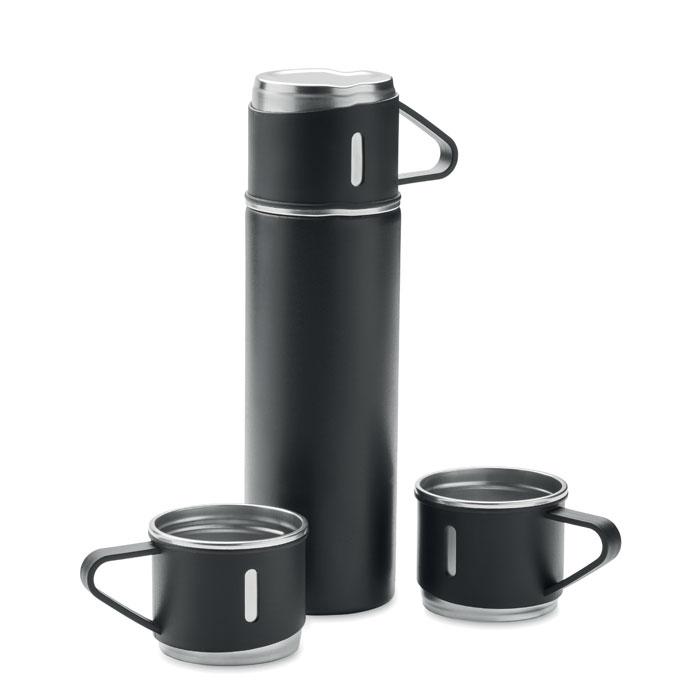 Conjunto garrafa e caneca aço