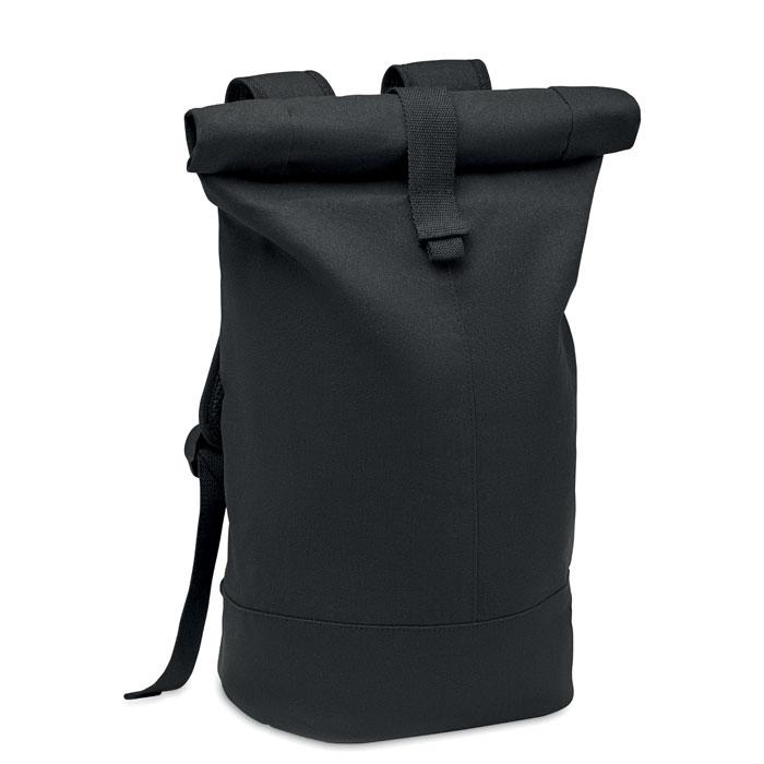 Mochila de lona lavada Rolltop