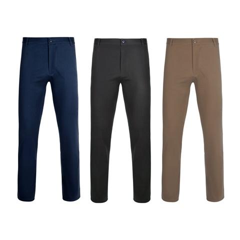 VL VISHNU. Calças chino stretch unissexo (260g/m²), em algodão (98%) e elastano (2%)