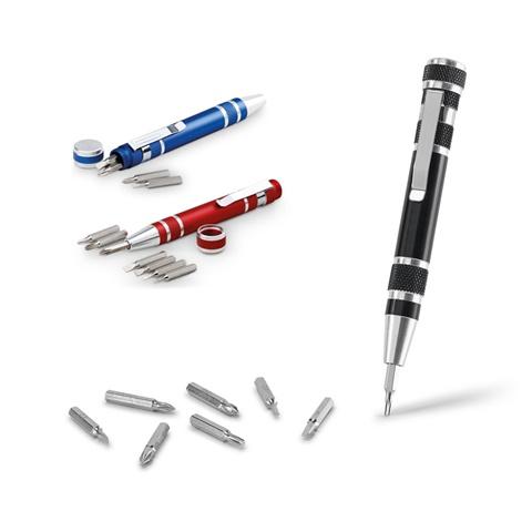 TOOLPEN. Conjunto de chave de parafusos em forma de esferográfica
