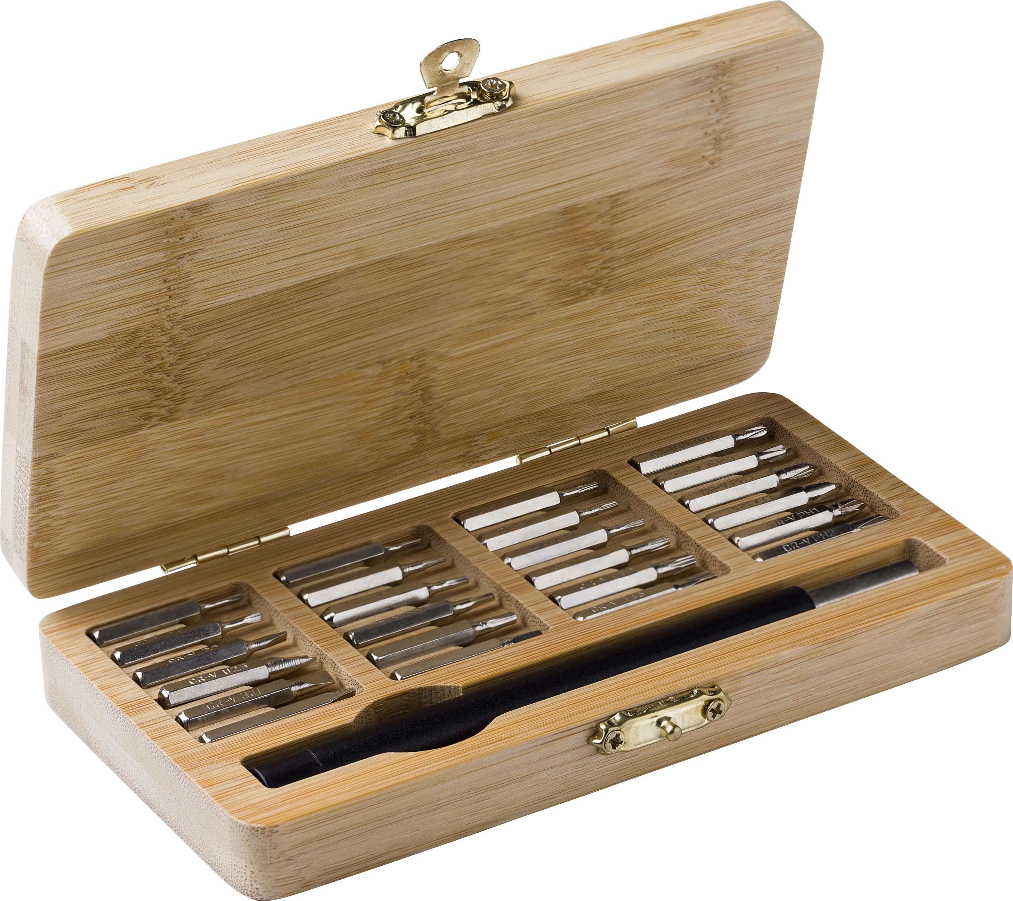 Giving 1014898 2 impr 1048775 Conjunto de ferramentas em bambu Willow - Image 3