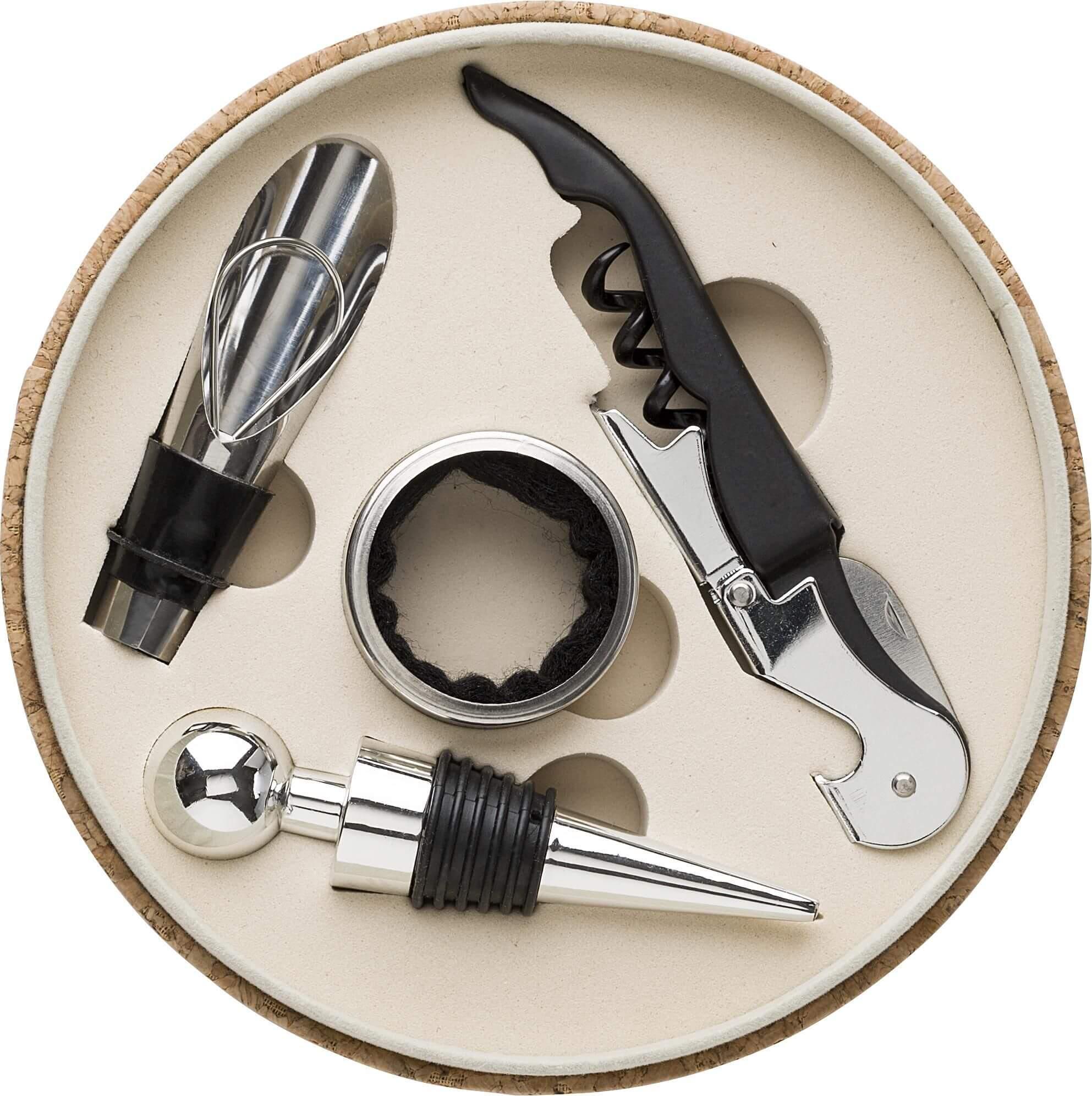 Giving 1015137 1 impr 1048875 Conjunto de vinho de PU com aspeto de cortiça Milana - Image 2