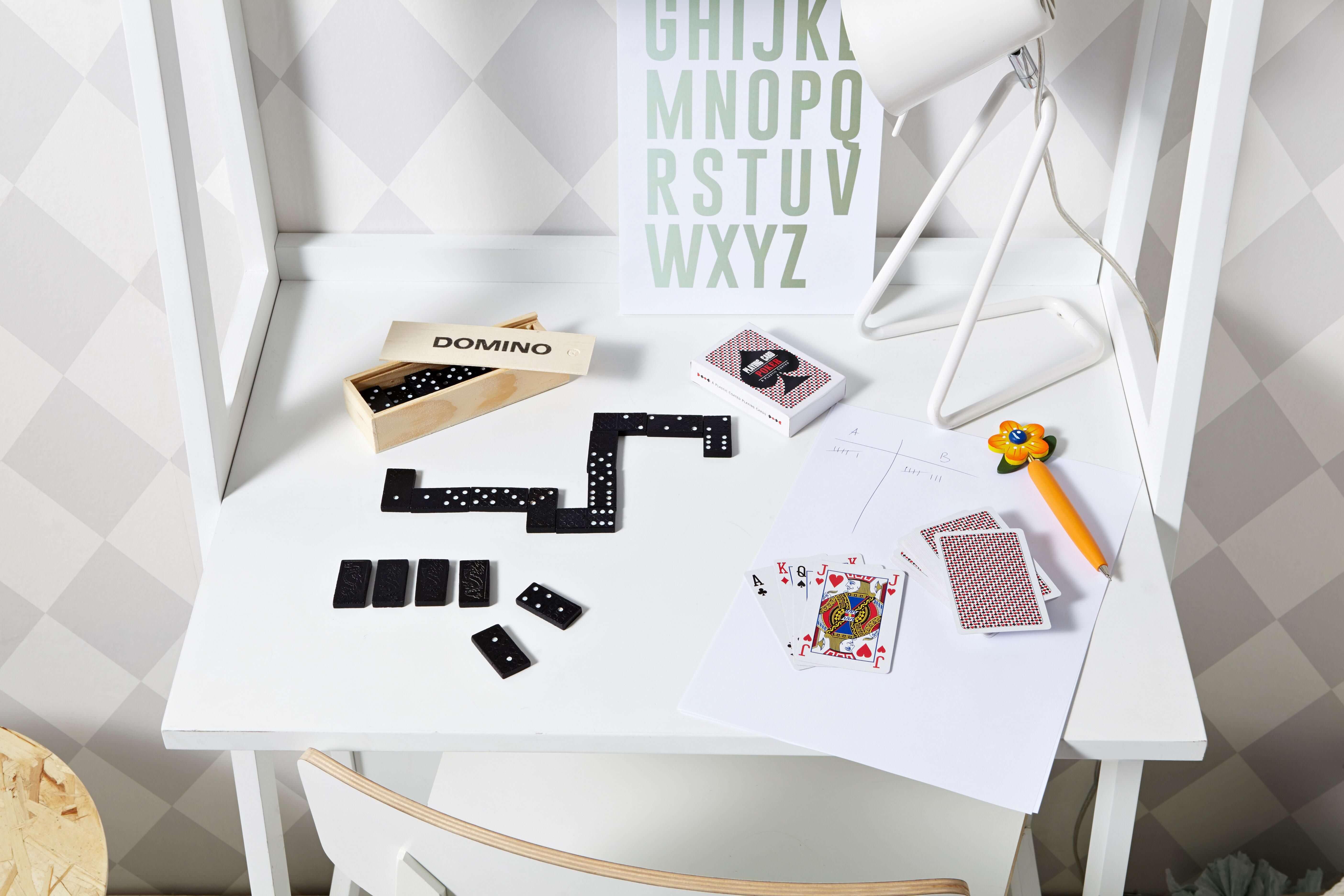 Jogo de dominó Enid  Madeira reciclada