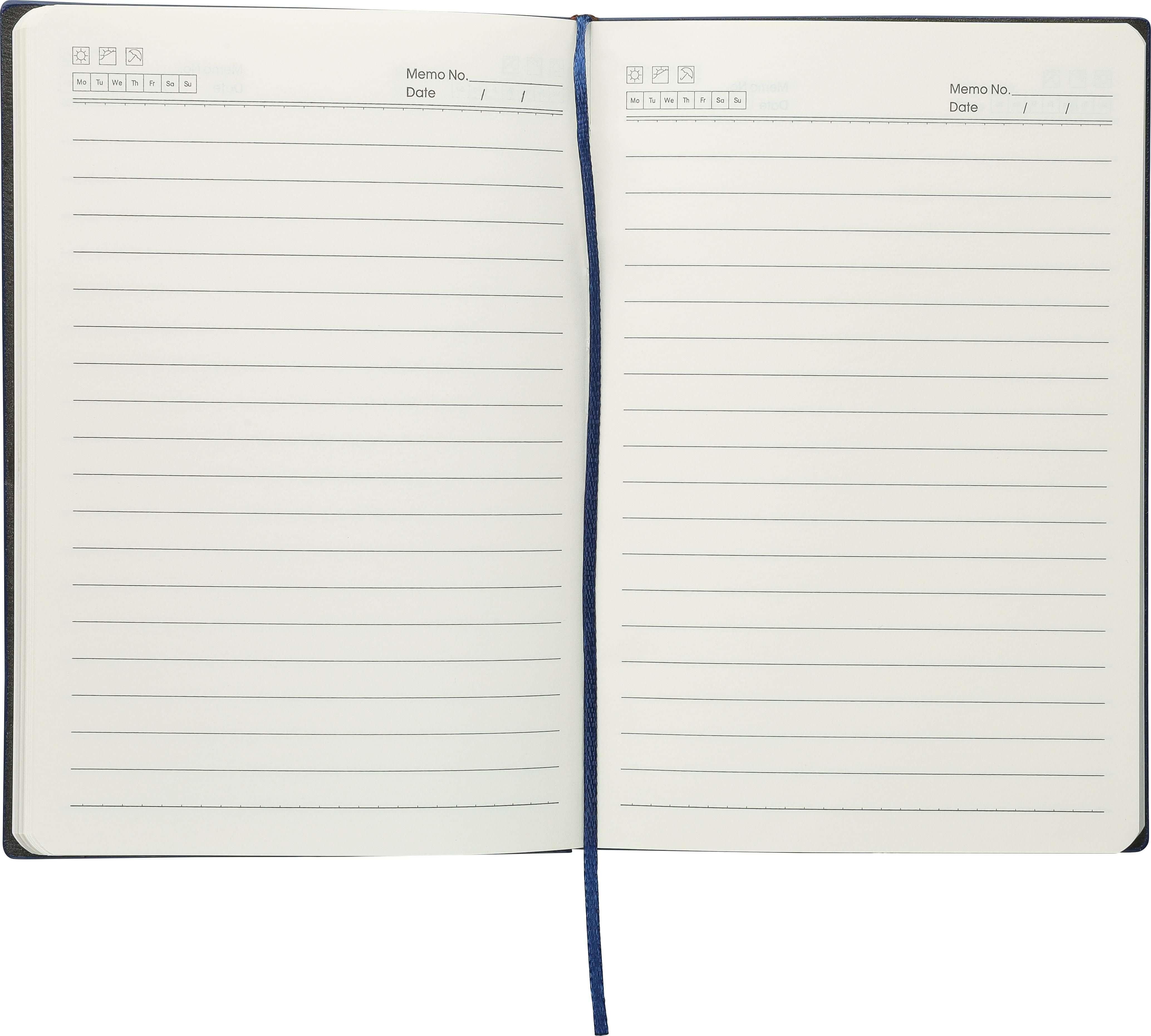 Bloco de notas em PU reciclado (A5) Elian