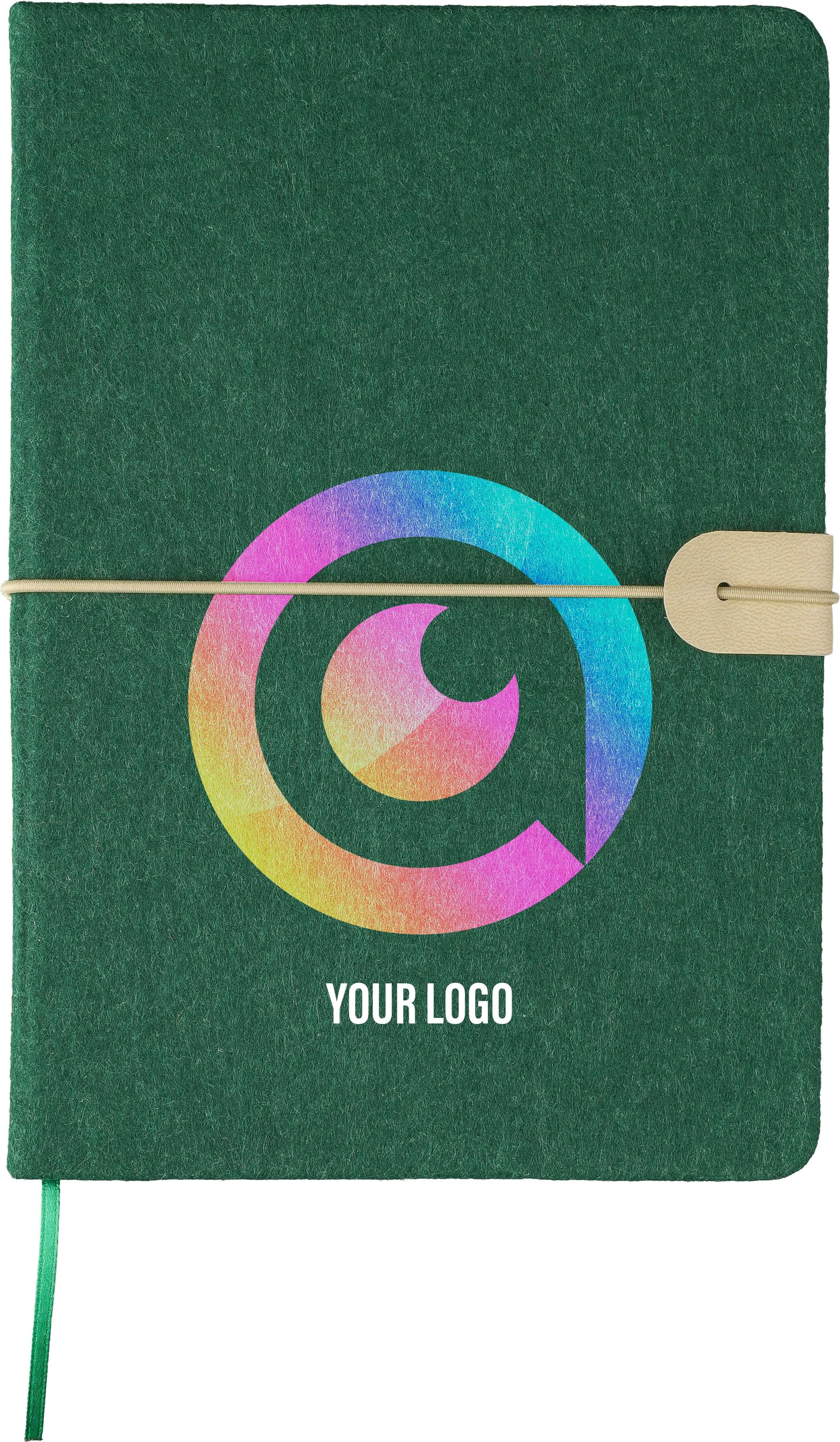 Bloco Danio  Feltro reciclado  A5   Pautado