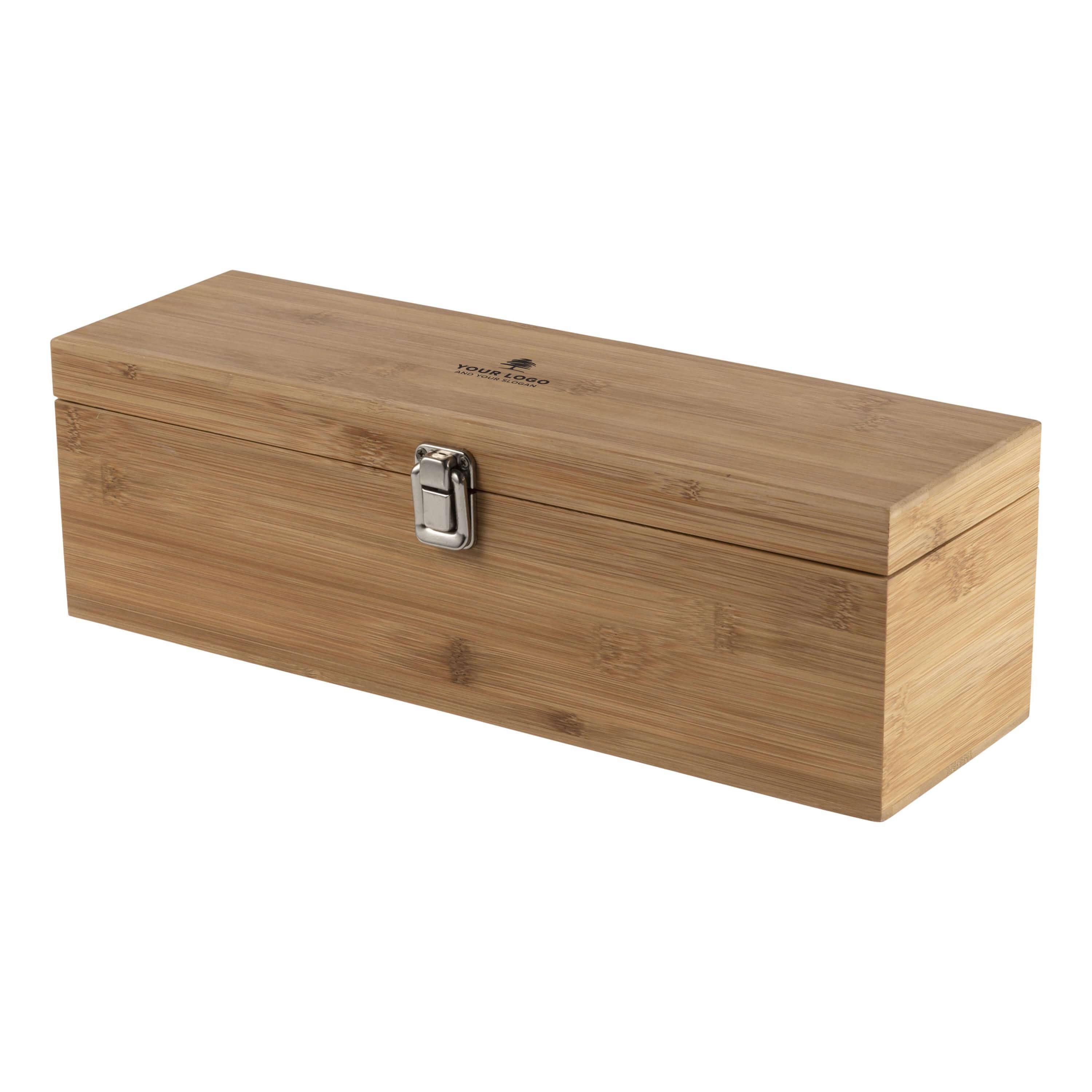 Conjunto para vinho de bambú Gareth