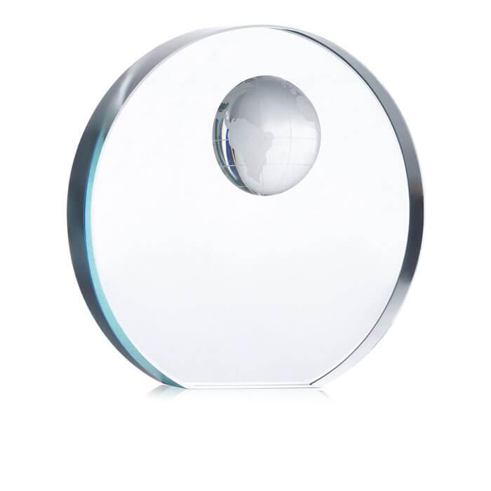 Troféu esfera cristal