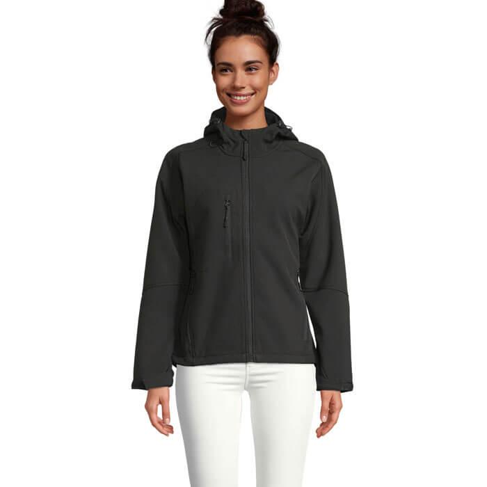 REPLAY WOMEN HOOD SOFTSHELL