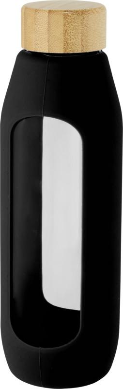 PF 100666 4 10066690 E2 Garrafa de vidro borossilicato de 600 ml com pega de silicone "Tidan" - Image 5