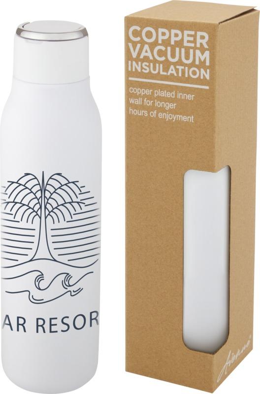 PF 100672 7 10067201 SR Y1 Garrafa de cobre de 600ml isolada a vácuo com loop de metal "Marka" - Image 8