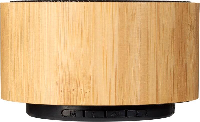 Coluna Bluetooth® de bambu "Cosmos"