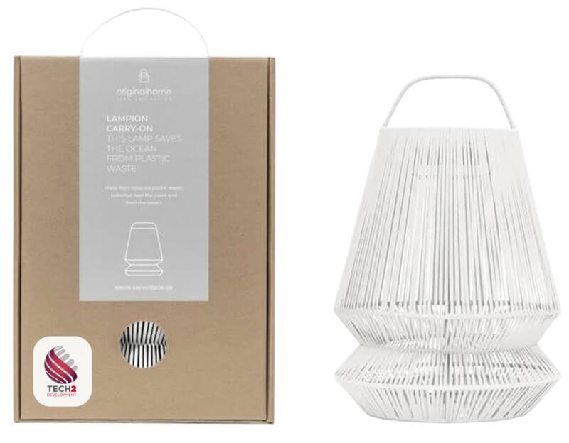 Abajur portátil reciclado "Originalhome" "Lampion"