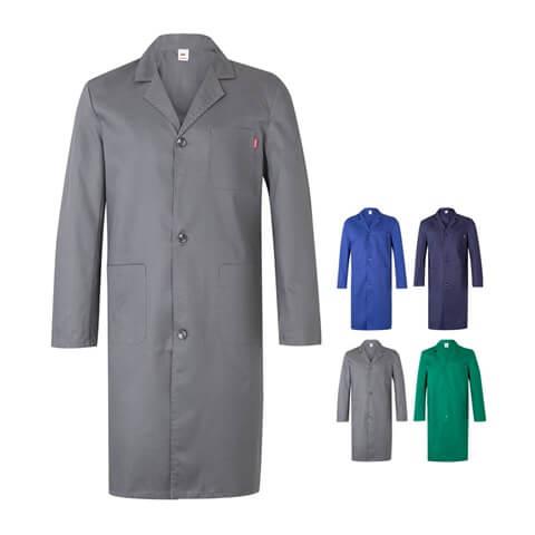 VL DANU. Bata de sarja (175g/m²), em algodão (35%) e poliéster (65%)