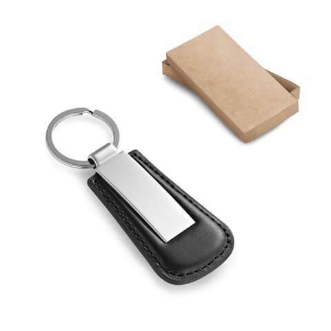 BACHMANN. Porta-chaves em metal e PU