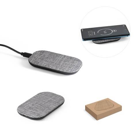RENEWAL CHARGER. Carregador wireless rápido 10W em PET reciclado (100% rPET)