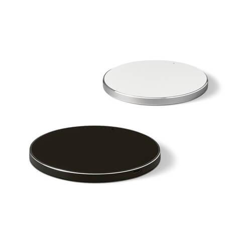 JOULE. Carregador wireless rápido 10W em ABS reciclado (100% rABS) e alumínio reciclado (100% rAL)