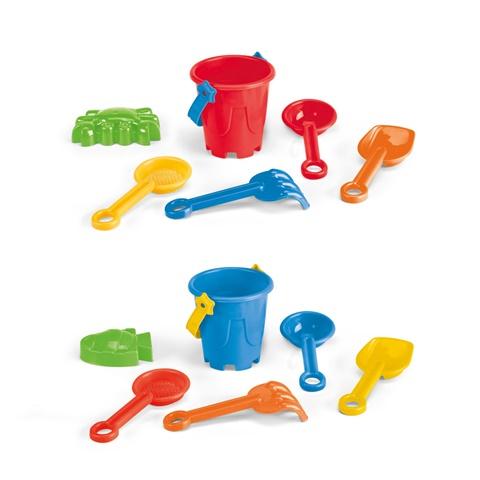 VALLARTA. Balde de praia em PP com 5 acessórios