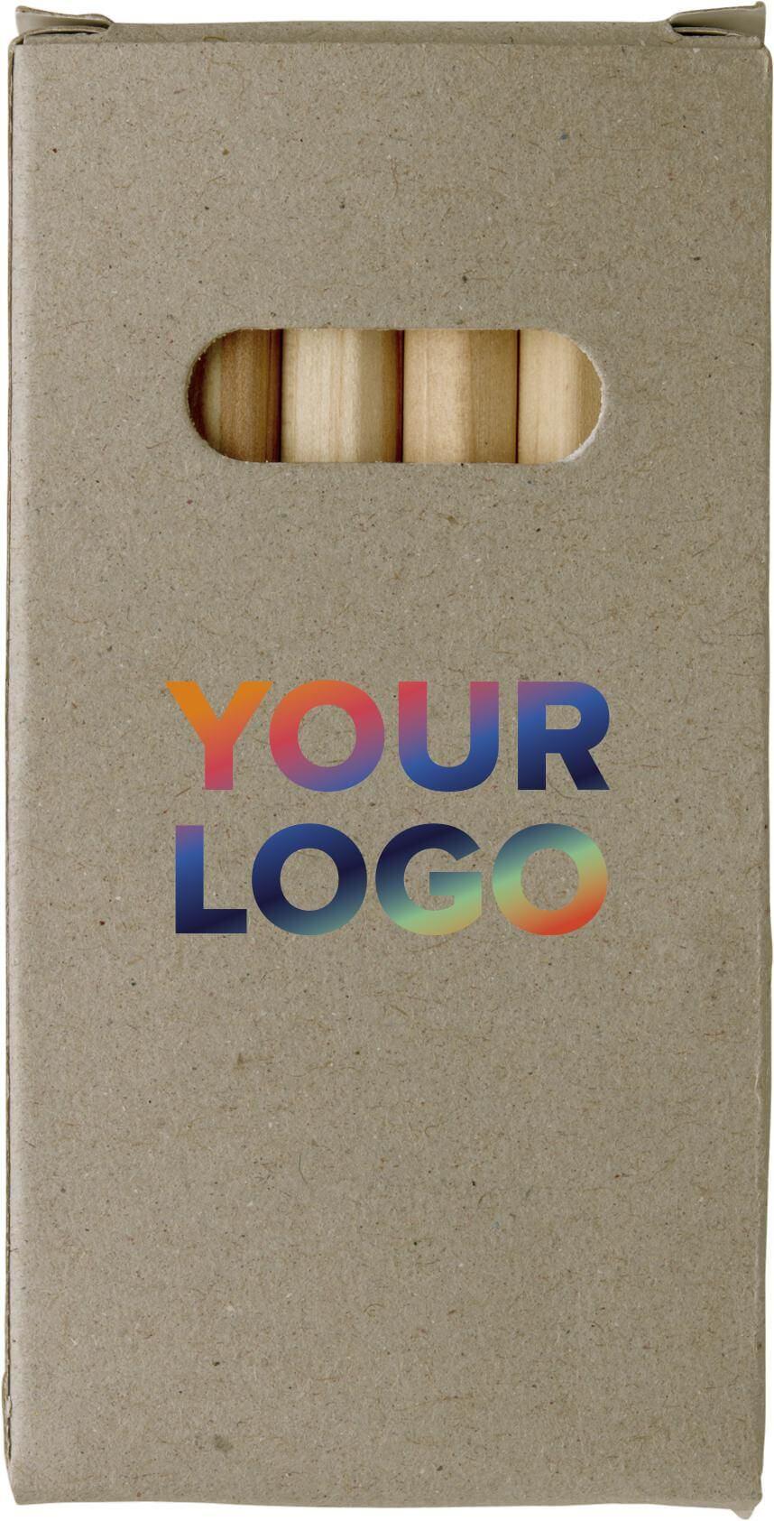 Conjunto de lápis em madeira Gigi