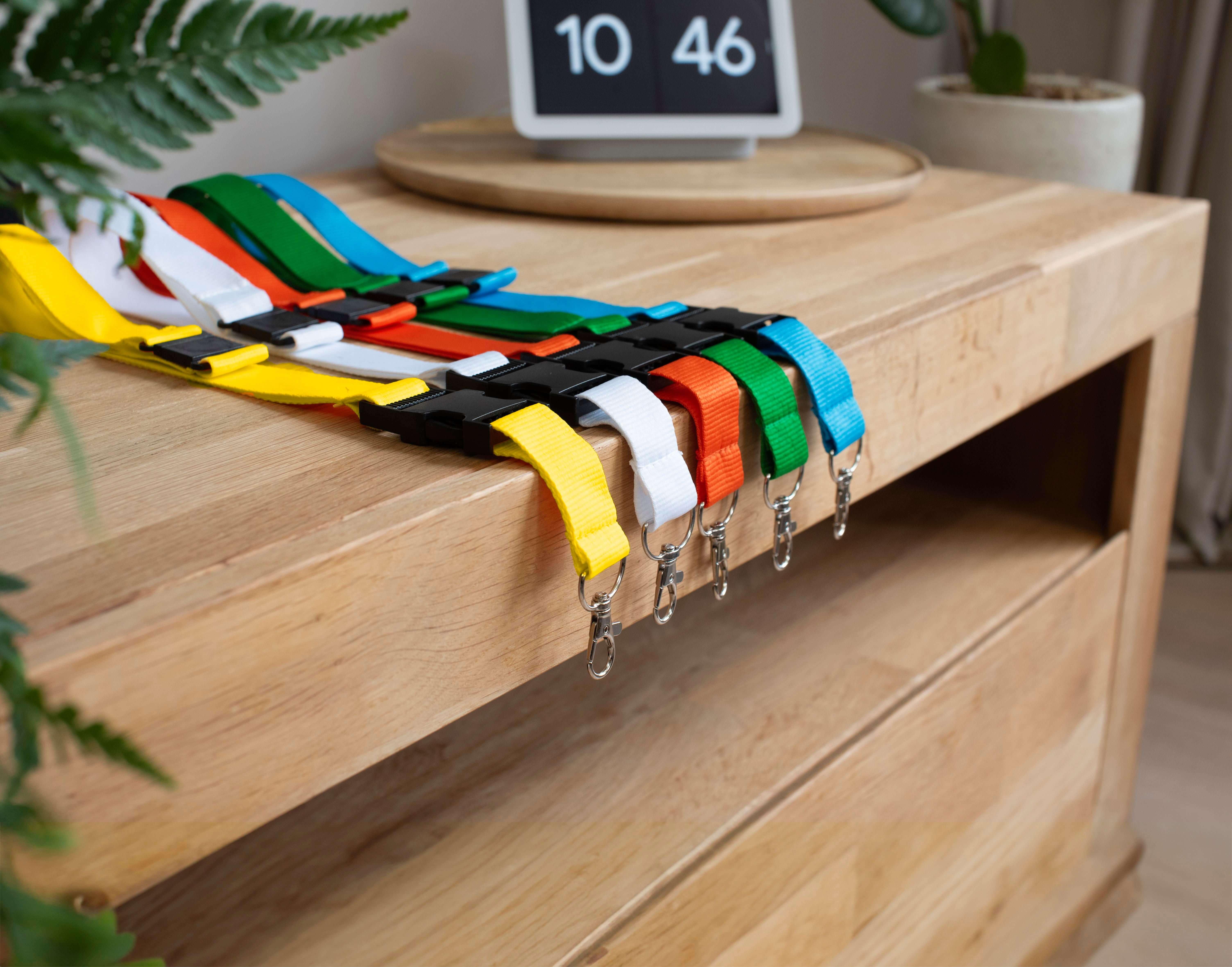 Lanyard de poliéster e mosquetão Bobbi