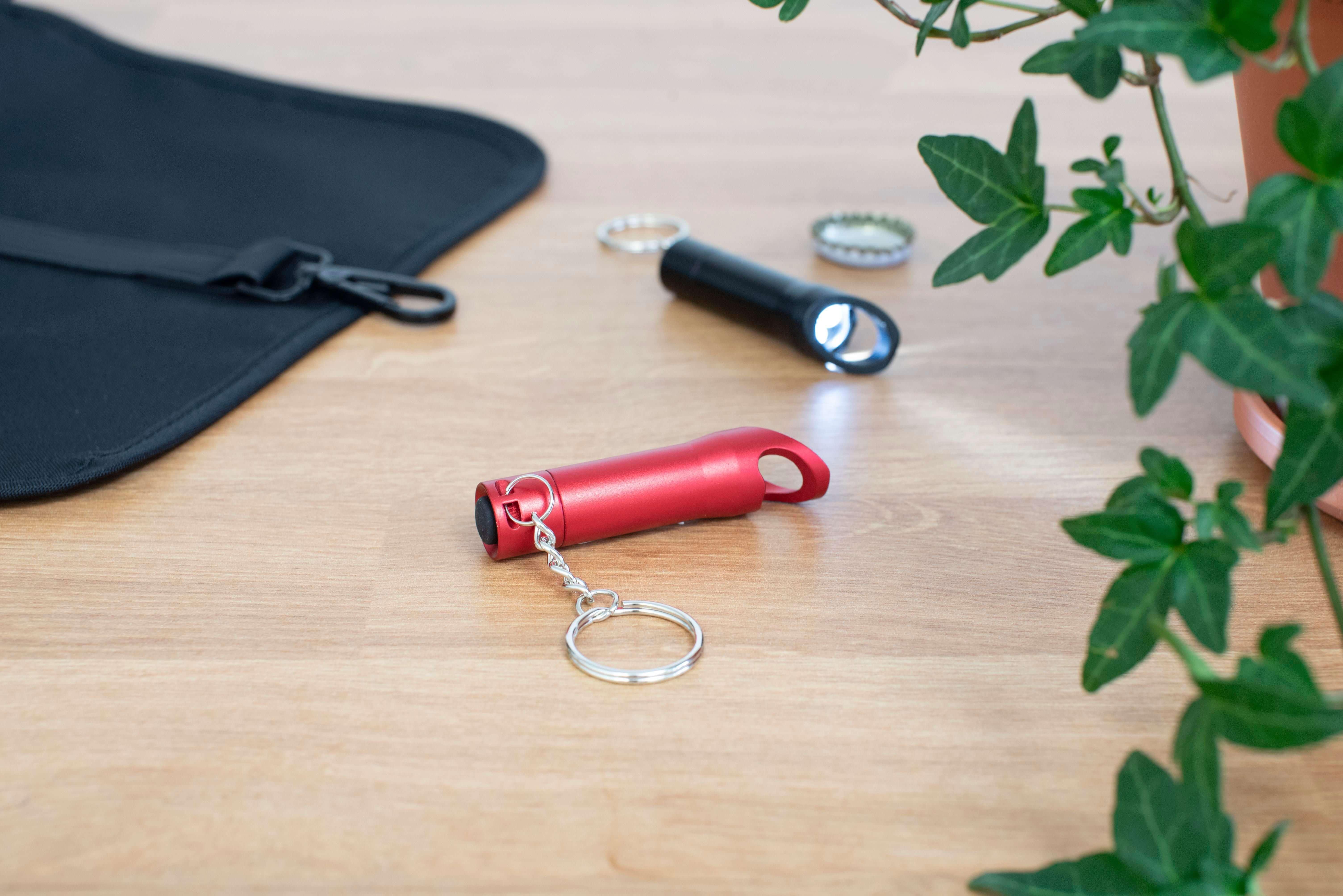 Porta-chaves 2 em 1 de alumínio Carla