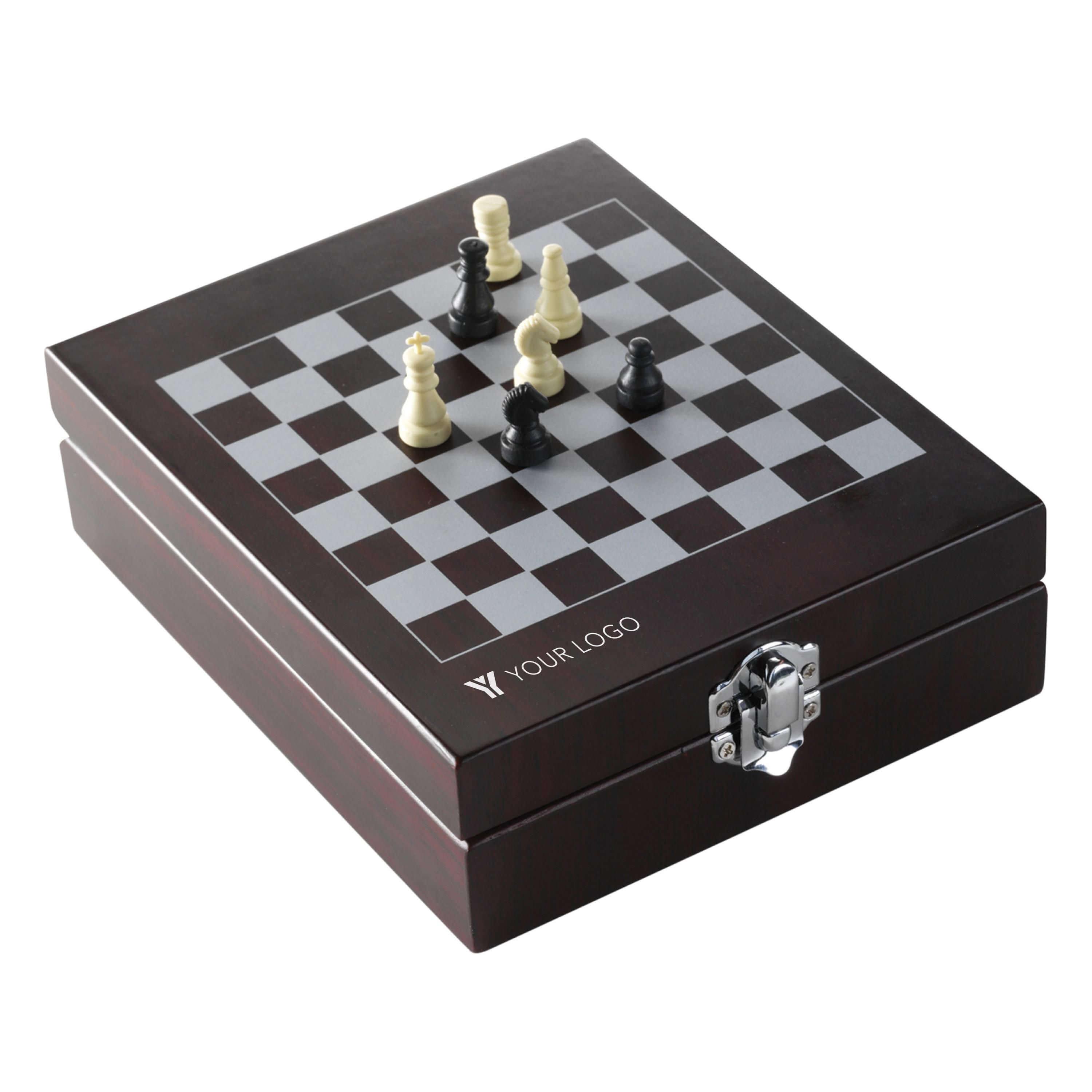 Conjunto de oferta de vinho em madeira Renée