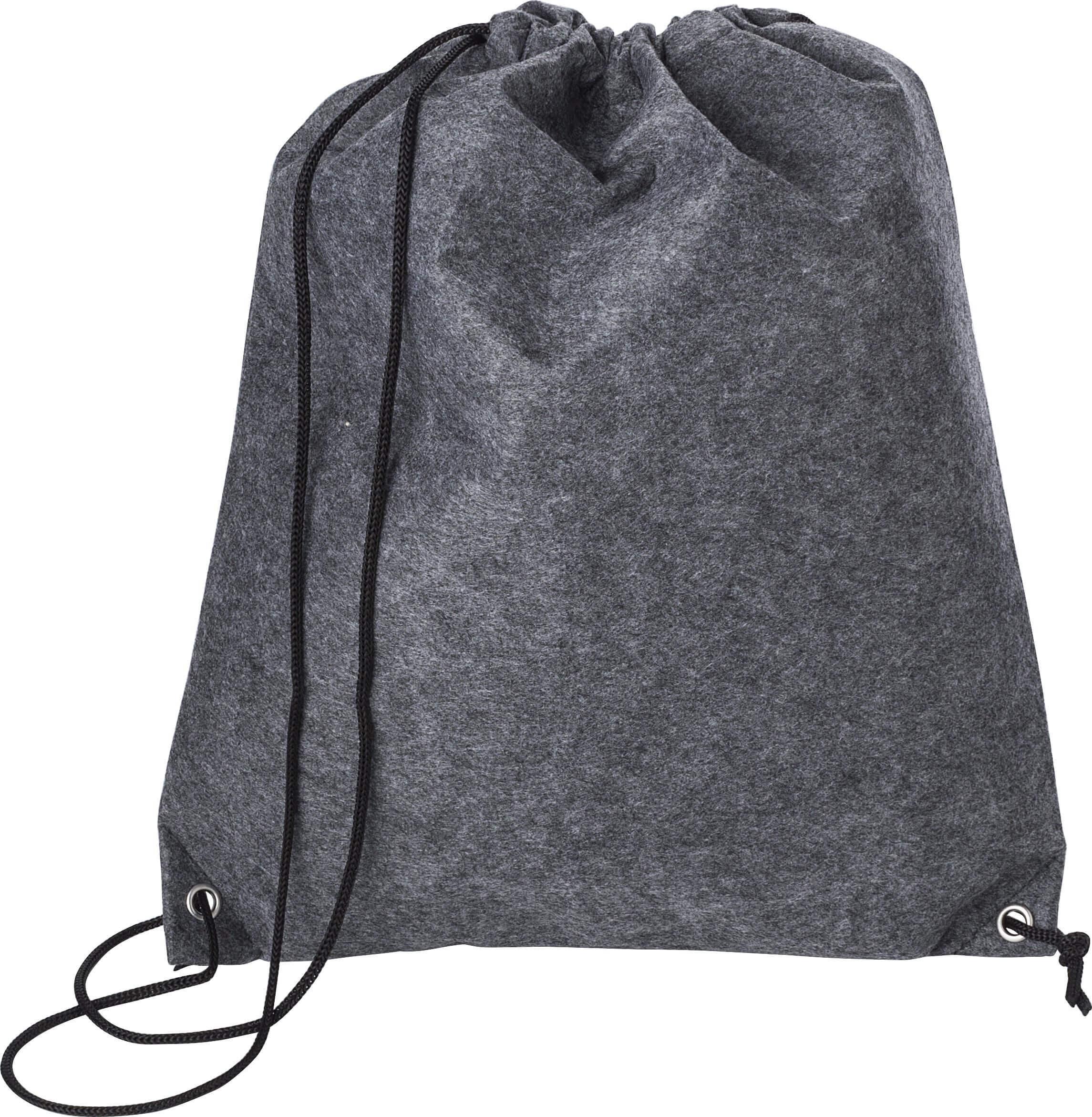 Mochila de feltro com cordão rPET Maya