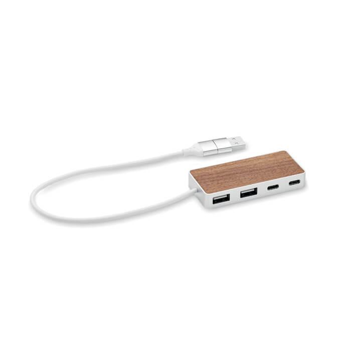 HUB USB de 4 portas