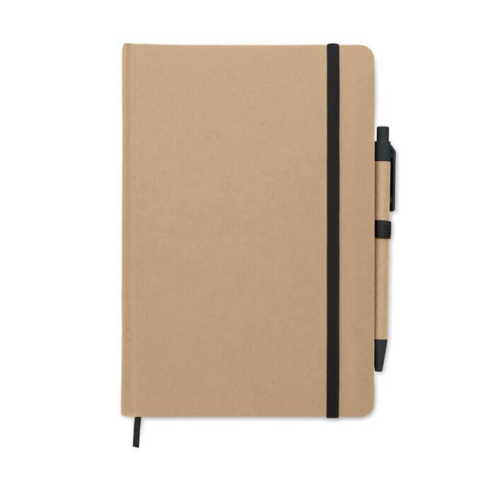 Caderno A5 em cartão reciclado
