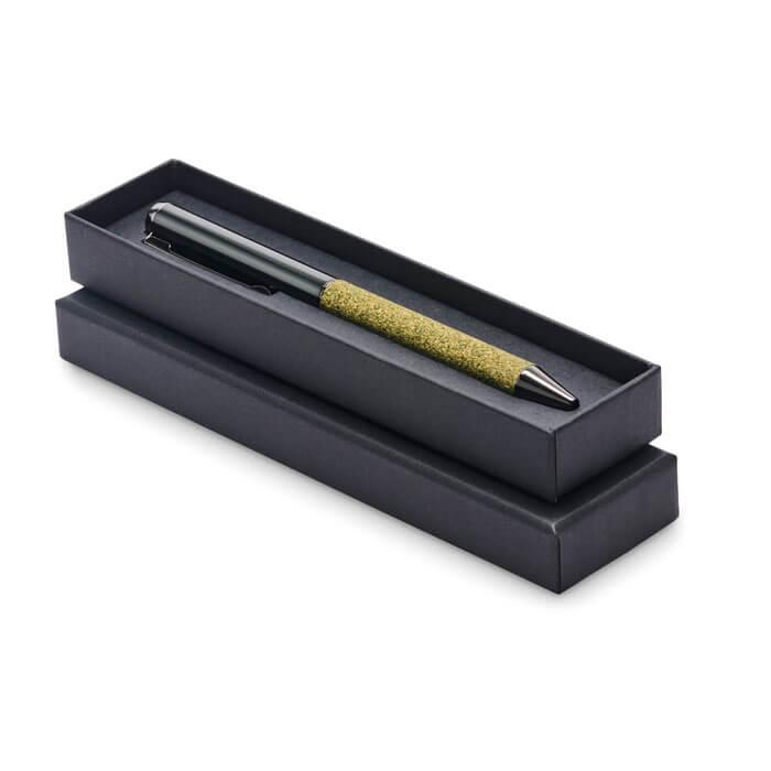 Caneta de metal twist em caixa