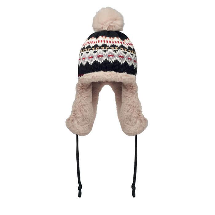 Gorro tricotado com pala