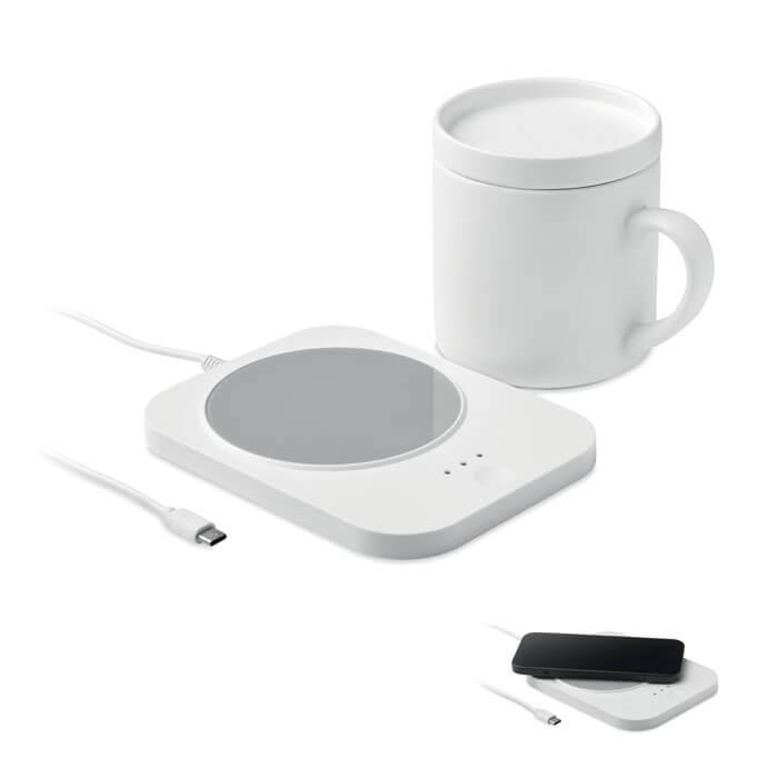 Set de aquecedor de canecas