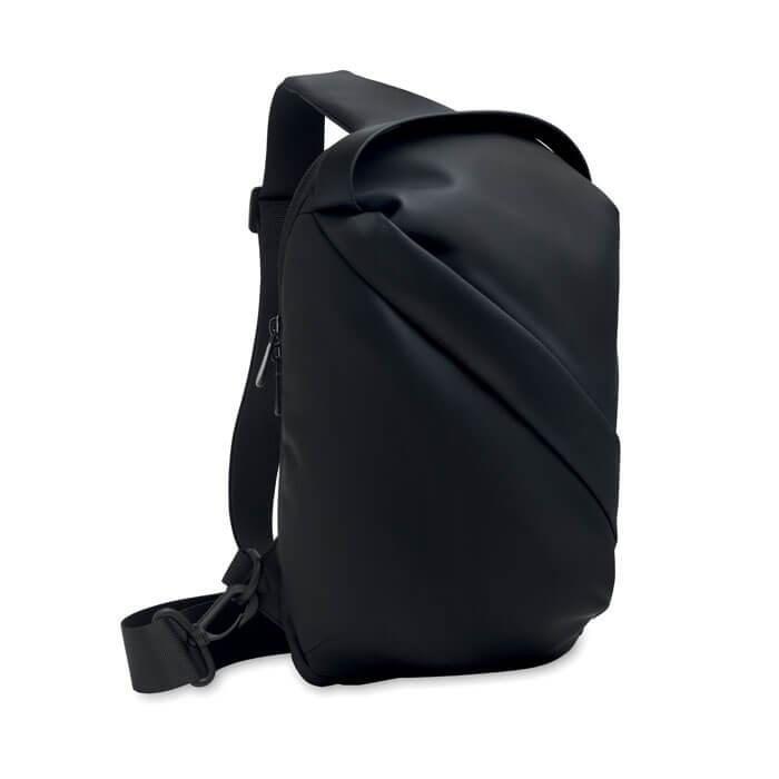 Bolsa cruzada ao peito em PU