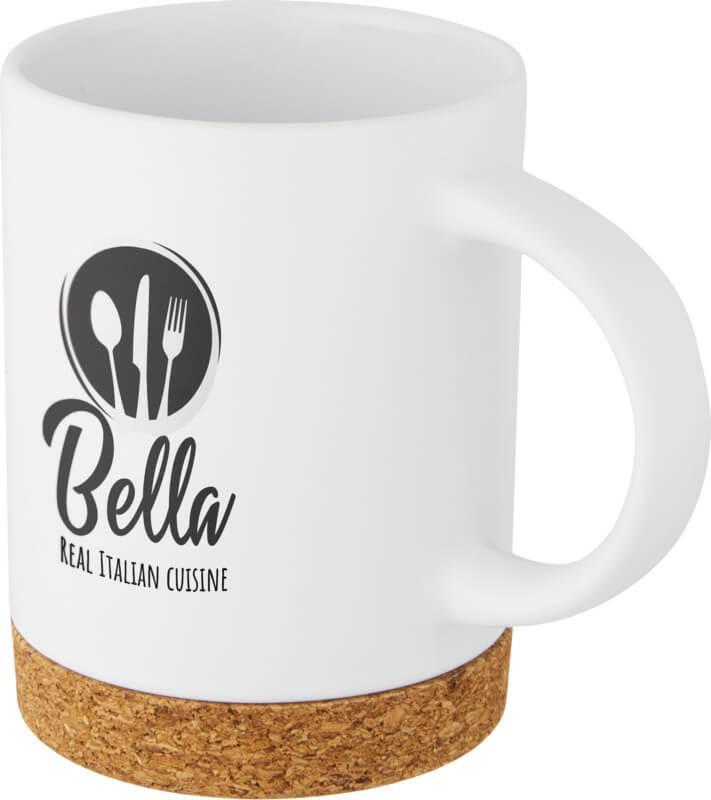 Caneca de cerâmica de 425 ml com base de cortiça "Neiva"