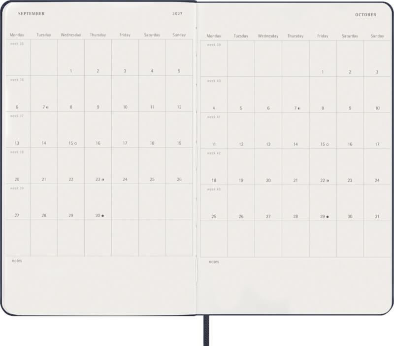 PF 107753 15 10775353 E3 Agenda diária de capa dura para 12 meses Moleskine - Image 16