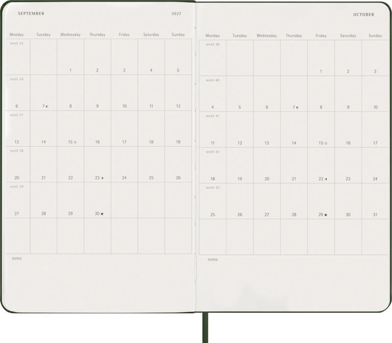 PF 107753 21 10775364 E3 Agenda diária de capa dura para 12 meses Moleskine - Image 22