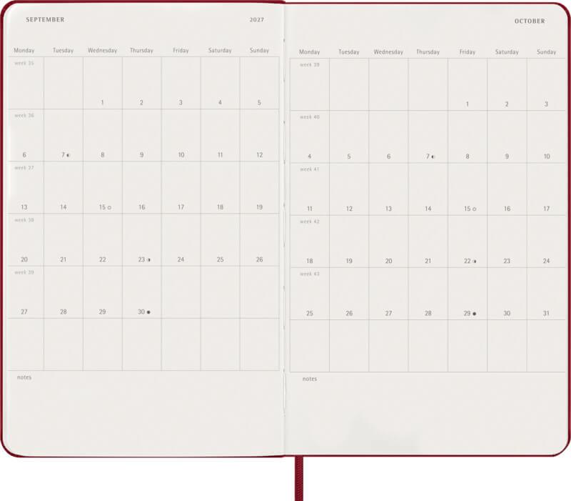 PF 107753 9 10775321 E3 Agenda diária de capa dura para 12 meses Moleskine - Image 10
