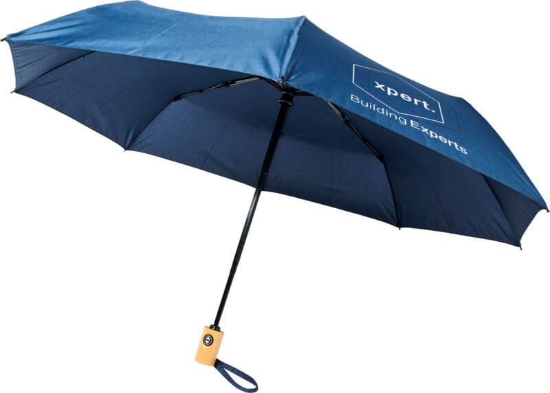 PF 109143 10 10914303 SP Y1 Guarda-chuva dobrável automático de 21" em PET reciclado Bo - Image 11
