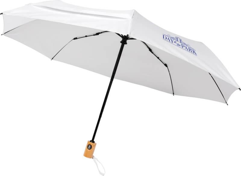 PF 109143 5 10914302 SP Y1 Guarda-chuva dobrável automático de 21" em PET reciclado Bo - Image 6