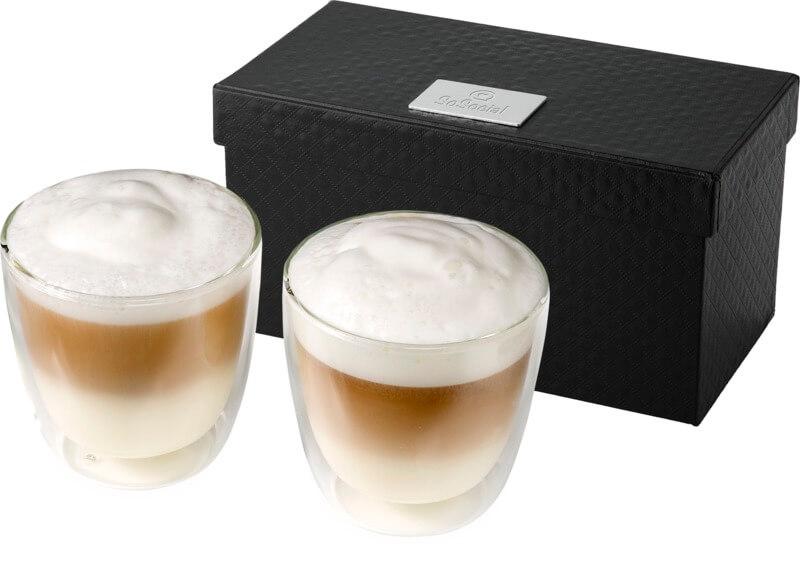 Conjunto de 2 peças em vidro para café "Boda"