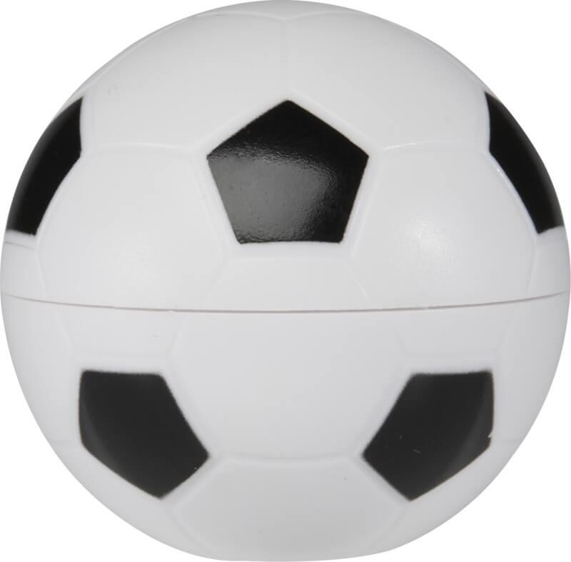 Bálsamo labial de baunilha em formato de bola de futebol com SPF 15 "Zuri"