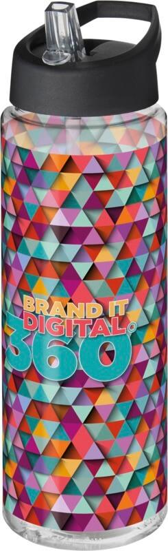 Garrafa desportiva de 850 ml com tampa com bico "H2O Vibe"