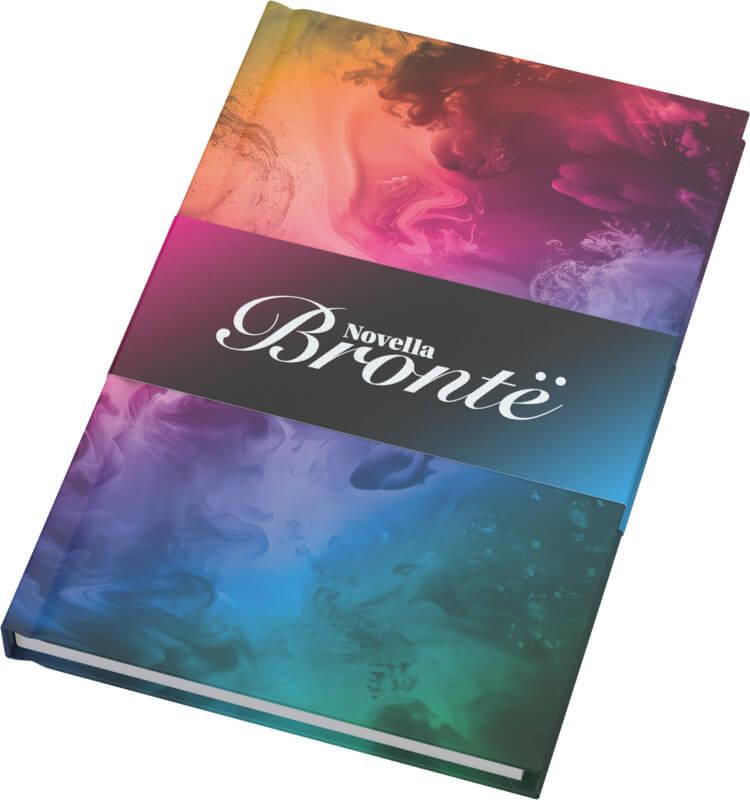 Bloco de notas A5 de capa dura mate - 100 folhas "Novella Brontë"