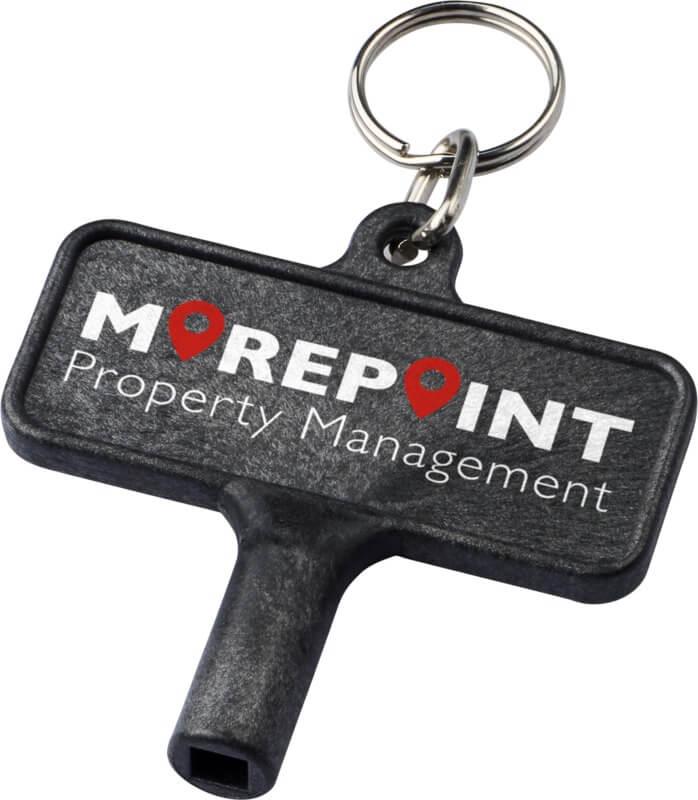 Chave de radiador em plástico com porta-chaves "Largo"